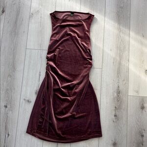 Wild Fable Burgundy Sleeveless Mini Dress